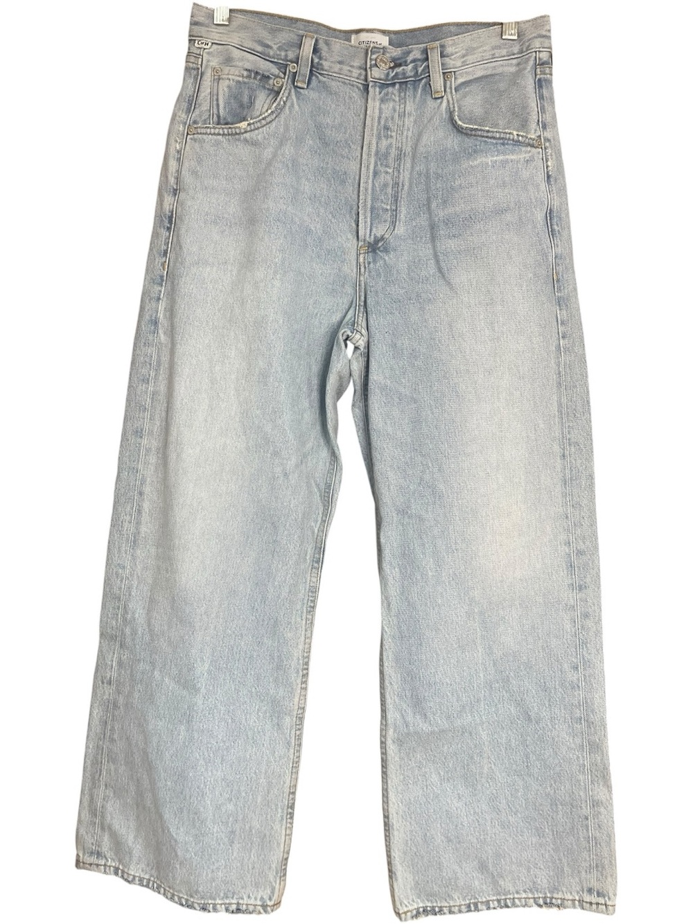 Citizens of Humanity Gaucho Cropped Wide Leg Jeans Light Blue